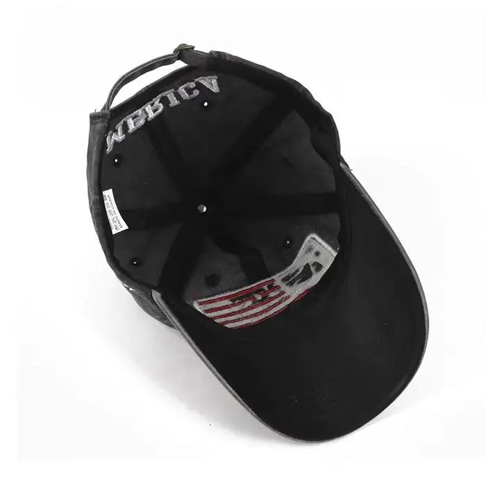 Casquette de Baseball brodée drapeau américain