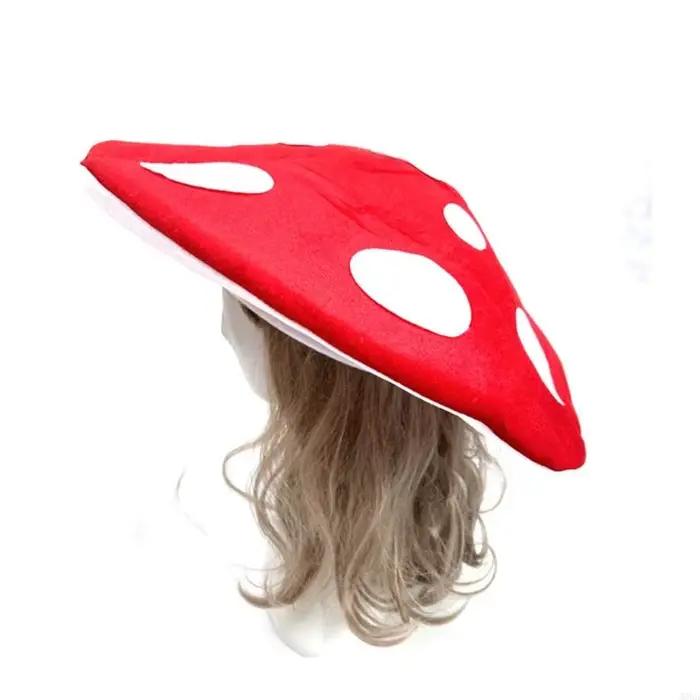 M3GA Chatte costume champignons uniques Chapeau doux pour fête à thème Halloween Party
