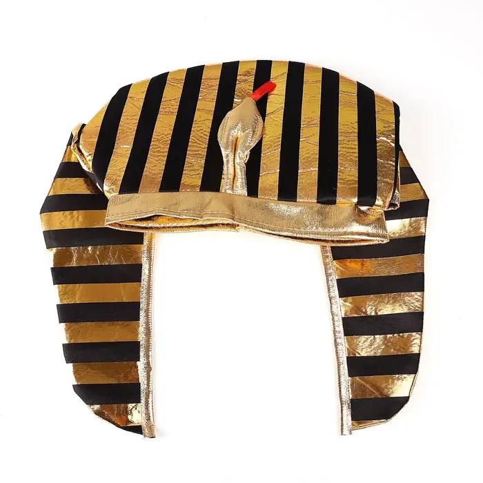Chapeau de pharaon en or égyptien