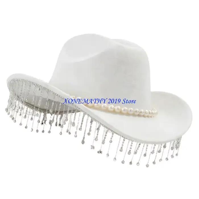 Chapeaux cowboy en laine confortables F42F pour usage quotidien unisexe style sport adapté aux quatre saisons occassions extérieures et intérieures à offrir pour toutes les occasions