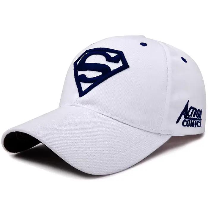 Casquette de baseball en coton avec logo Superman
