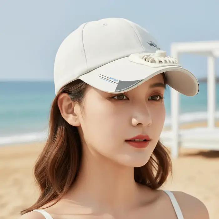 Casquette de baseball portable avec ventilateur