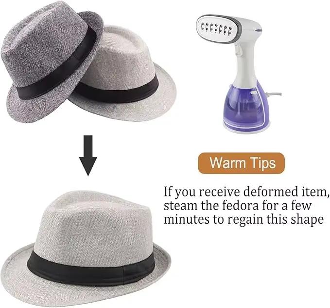 Lot de 10/16/24 chapeaux Fedora des années 1920 pour hommes