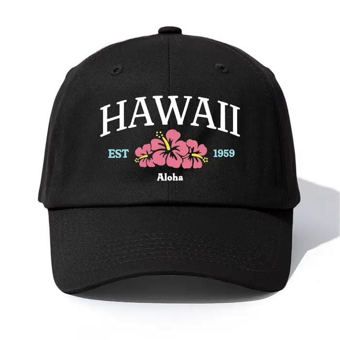 Casquette de Baseball imprimée HAWAII pour adultes