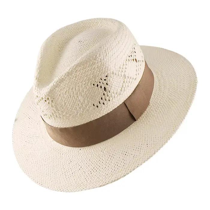 Chapeau de Jazz Panama tissé en paille