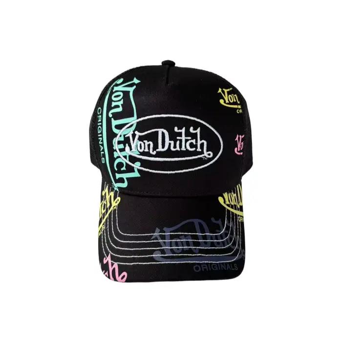 Casquette de baseball VON DUTCH en maille brodée pour homme