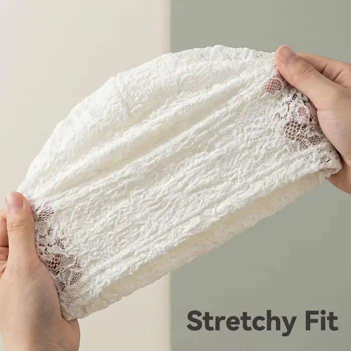 Bonnet ample en dentelle ajourée pour femme - Chapeau d'été léger et respirant pour un style décontracté et tendance