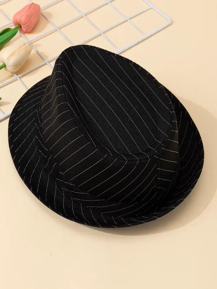Chapeau haut de forme rayé pour hommes et femmes