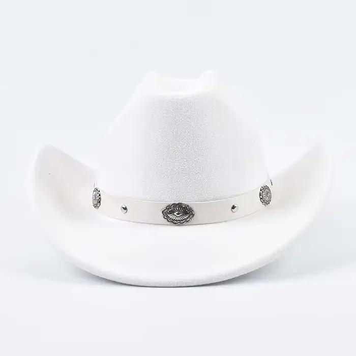 Chapeau de cowboy et de cow-girl de style occidental pour femmes