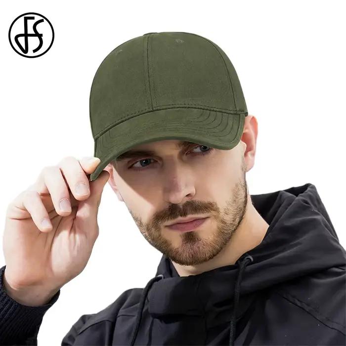 Casquette de baseball vert armée FS pour hommes et femmes