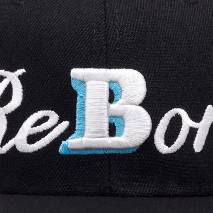 Nouveau Chapeau de Baseball Brodé Reborn Hip Hop Skateboarding 2026 – Casquette Unisexe à Bord Plat pour le Quotidien