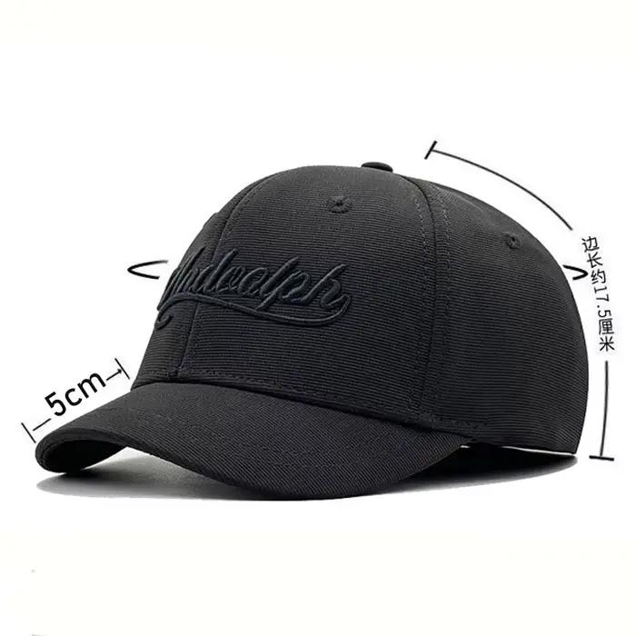 Nouvelles casquettes ajustées à visière courte et dos fermé