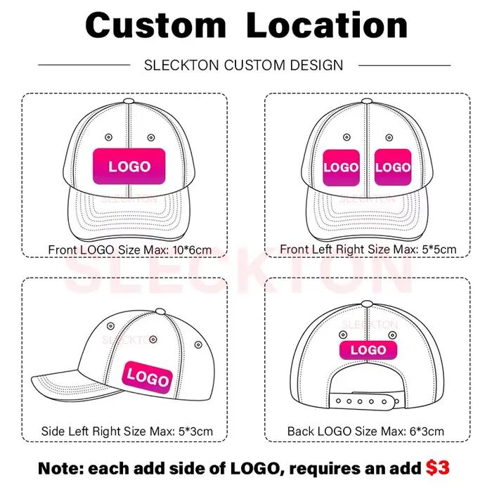 SLECKTON Logo personnalisé seau chapeau pour hommes et femmes broderie
