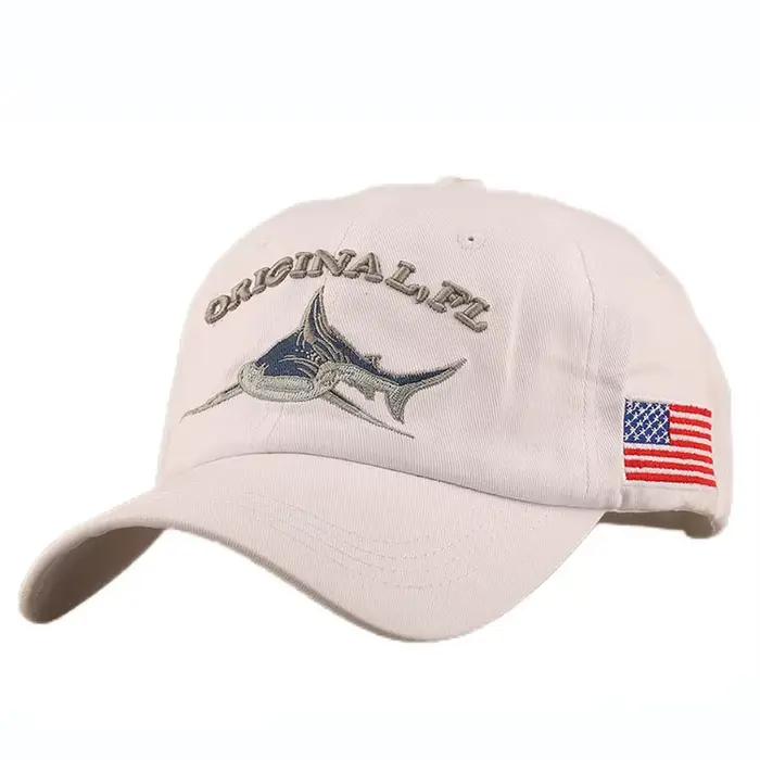 Chapeau de baseball à broder en style FL Shark
