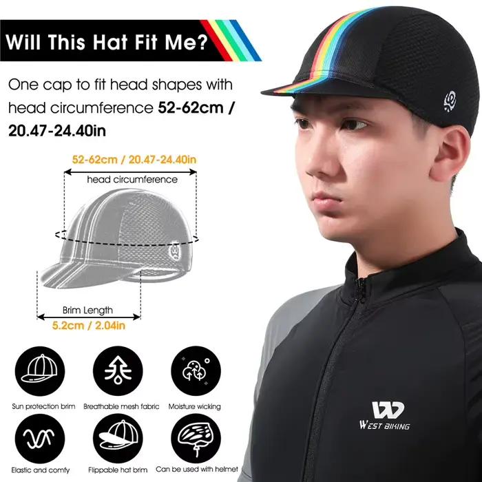 WEST BIKING-Casquette de sport respirante pour hommes et femmes