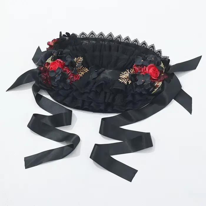 Chapeau de soleil victorien Vintage de Style Lolita français