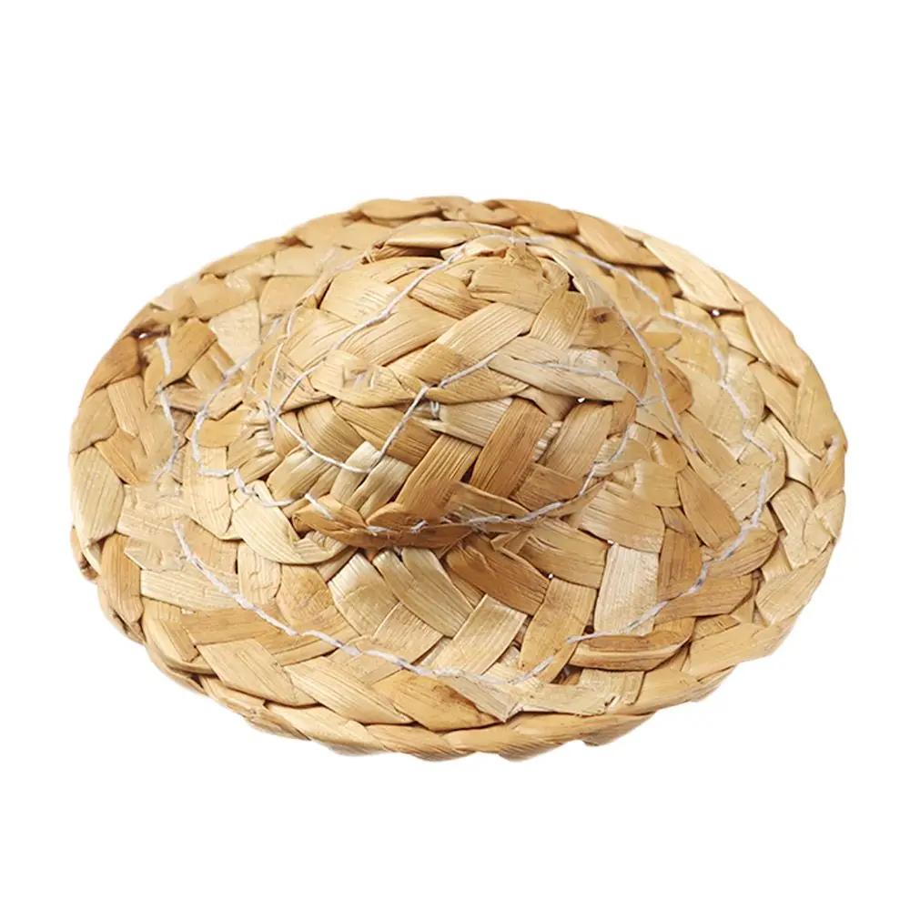 Mini chapeau de paille tissé, plusieurs TANCrafts, jouets mignons, accessoires de beurre, décoration