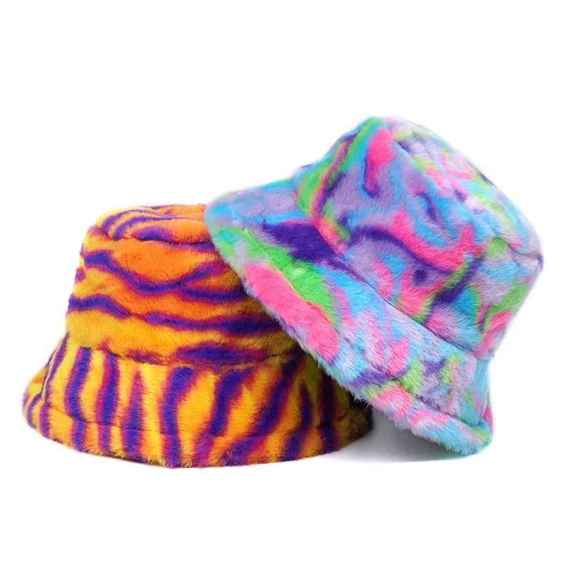 Chapeau anderpour femme, fausse fourrure, imprimé zèbre, peluche, velours, chaud, Suffolk, bonnet de