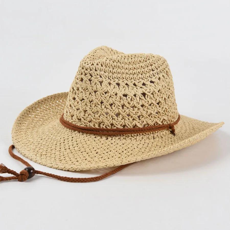 Chapeau de paille doux Panama pour hommes et femmes, chapeaux de plage de voyage respirants d'été, c