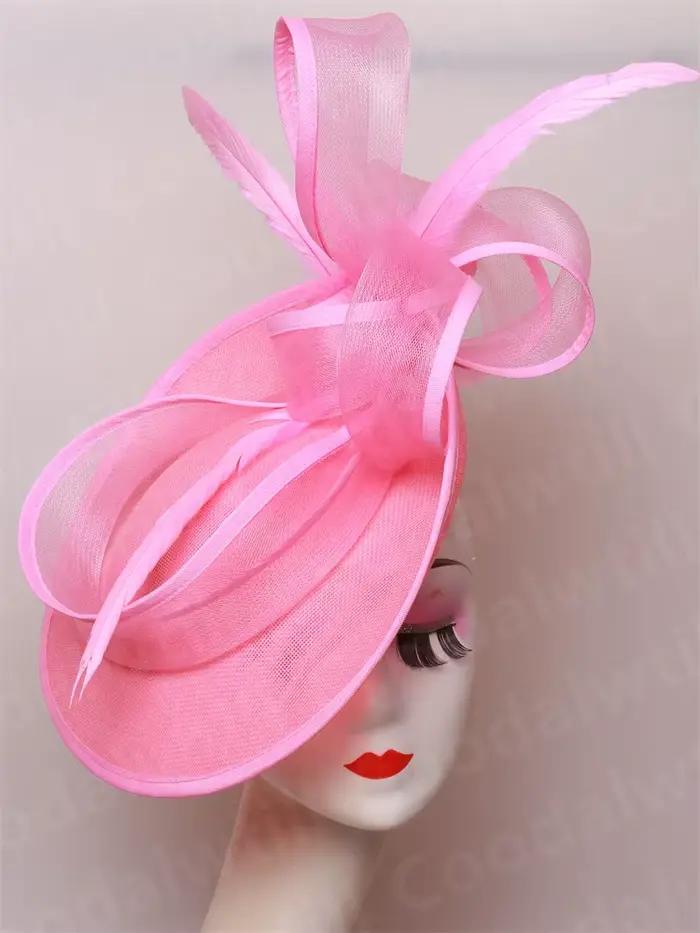 Fascinator Élégant Femme Polyester Bandeau Chic Fête Mariage Derby Occasion Spéciale