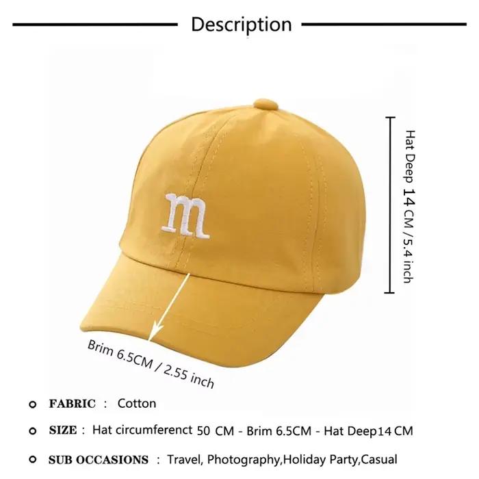 Casquette de Baseball Ajustable pour Enfant Garçon et Fille