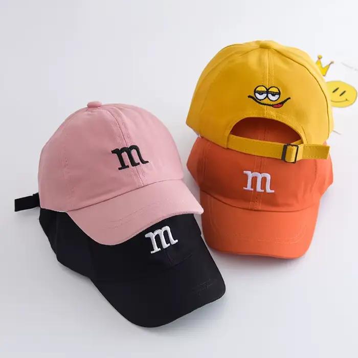 Casquette de soleil pour enfants en coton mignon style de baseball protection solaire pour garçons et filles occasions estivales printemps automne activité plein air