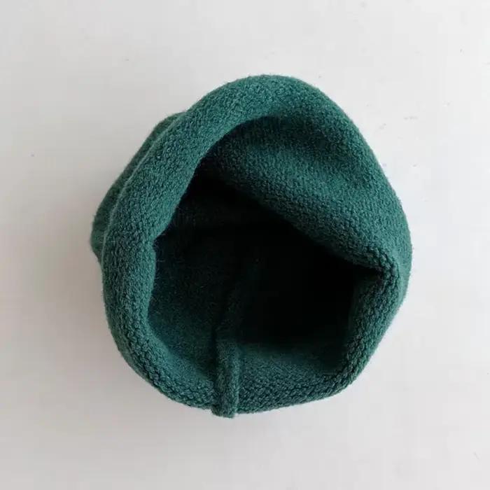 Chapeaux d'hiver pour enfants unisexe en coton solide pour 1-4 ans accessoires de photographie pour bébés occasions spéciales et quotidiennes