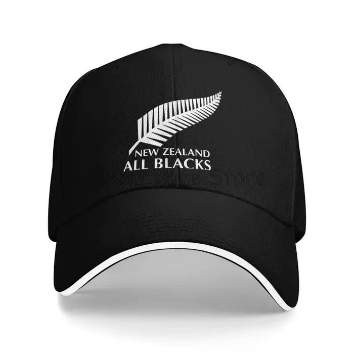 Nouvelle-zélande tous noirs imprimer Sandwich casquette de Baseball hommes Hip Hop seau chapeau été