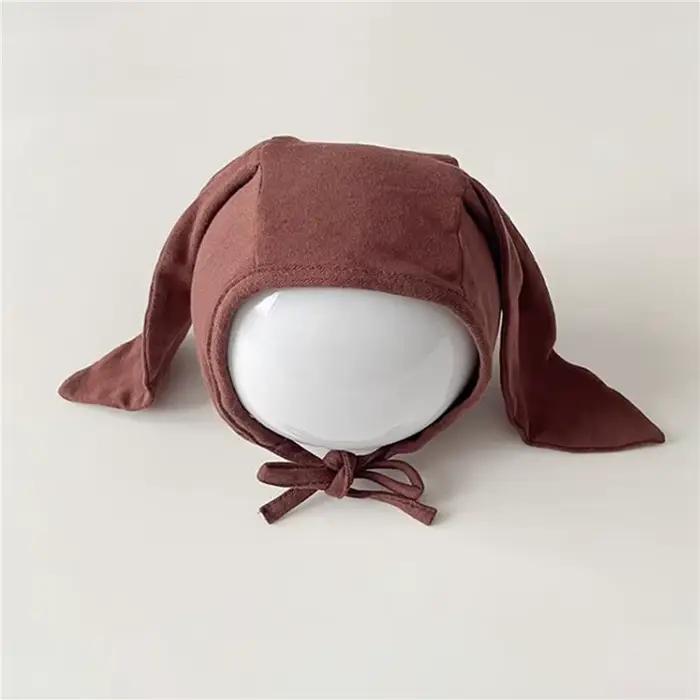 Nouveau-né bébé hôpital chapeau respirant Bonnet chapeau mignon lapin oreille nouveau-né Bonnet pour infantile fille et garçons
