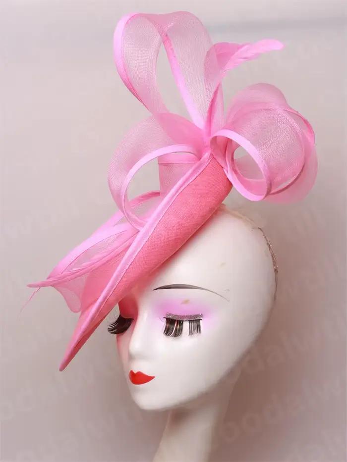 Fascinator Élégant Femme Polyester Bandeau Chic Fête Mariage Derby Occasion Spéciale