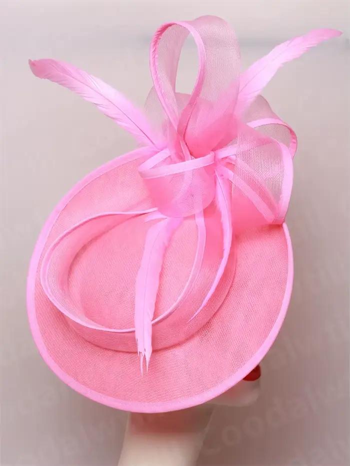 Fascinator Élégant Femme Polyester Bandeau Chic Fête Mariage Derby Occasion Spéciale
