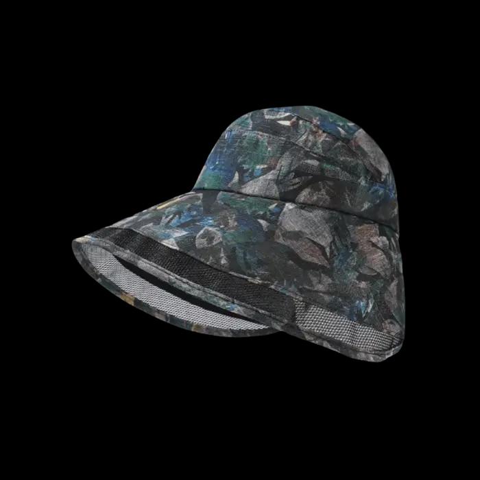 Chapeau de pêcheur anti-UV réglable à visière ouverte en polyester respirant