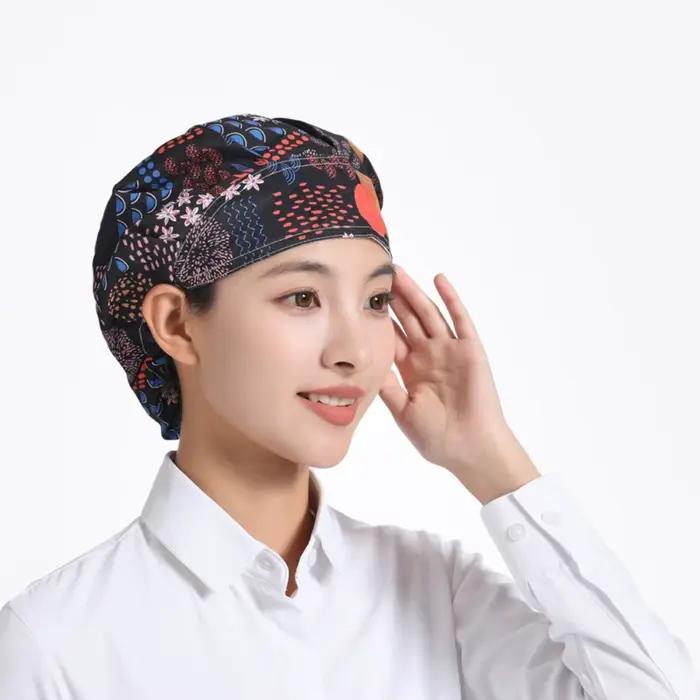 Chapeau de chef réglable, respirant, anti-poussière, chapeau de travail, chapeau de cheveux envelopp