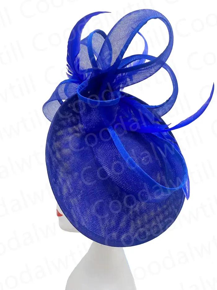 Fascinator Élégant Femme Polyester Bandeau Chic Fête Mariage Derby Occasion Spéciale