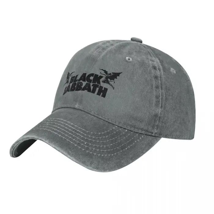 Casquette de Baseball noire Sabbathe, chapeau d'été à la mode