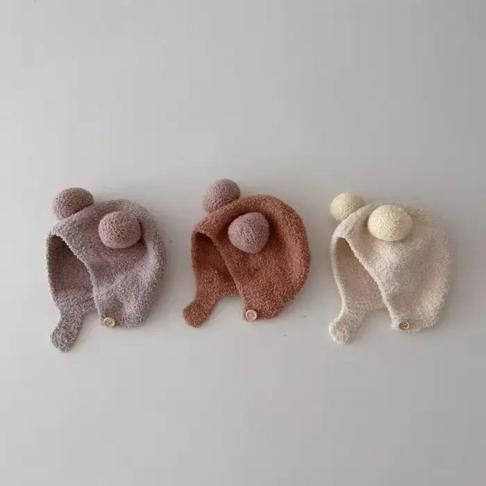 Chapeau doux polyester preppy pour enfants et nouveau-nés protection auditeurs pour bébés occasions spéciales et tous les âges