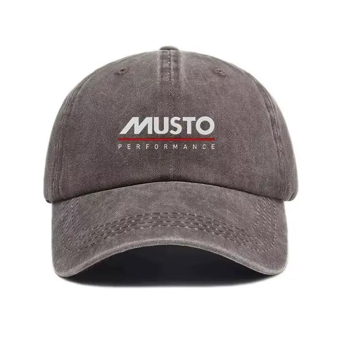 Casquette de baseball unisexe Musto Performance en coton délavé style vintage, souple et réglable, i