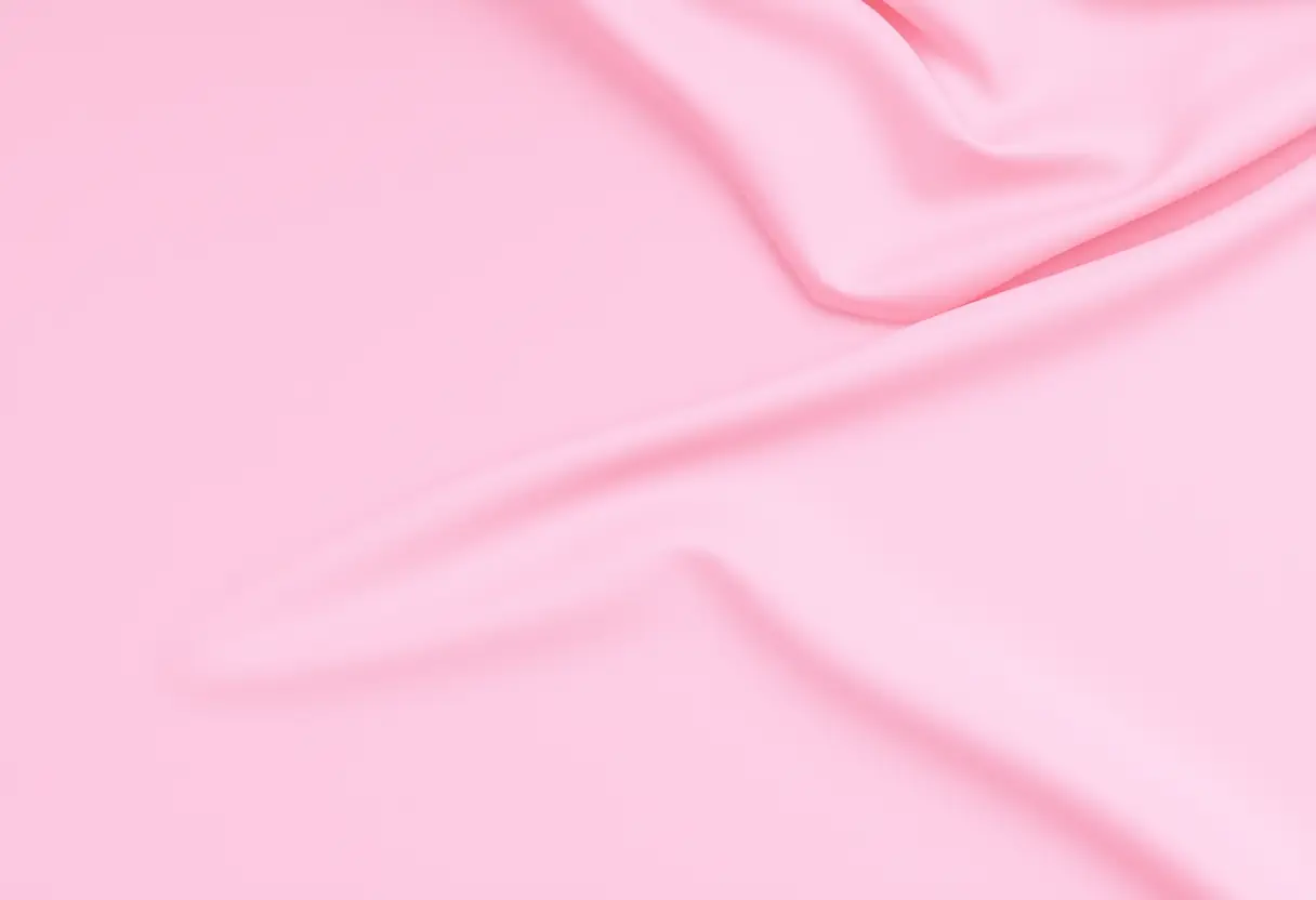 Échantillon de tissu polyester rose